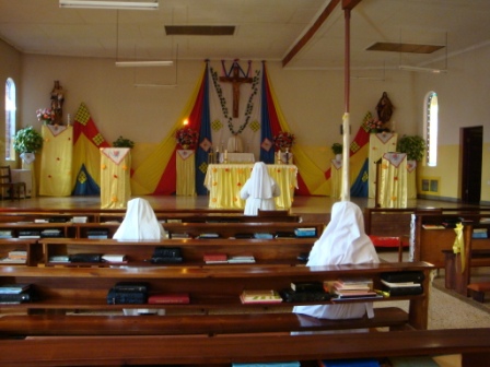 The chapel at Huruma Convent, Mother House of the Sisters of Our Lady of Kilimanjaro